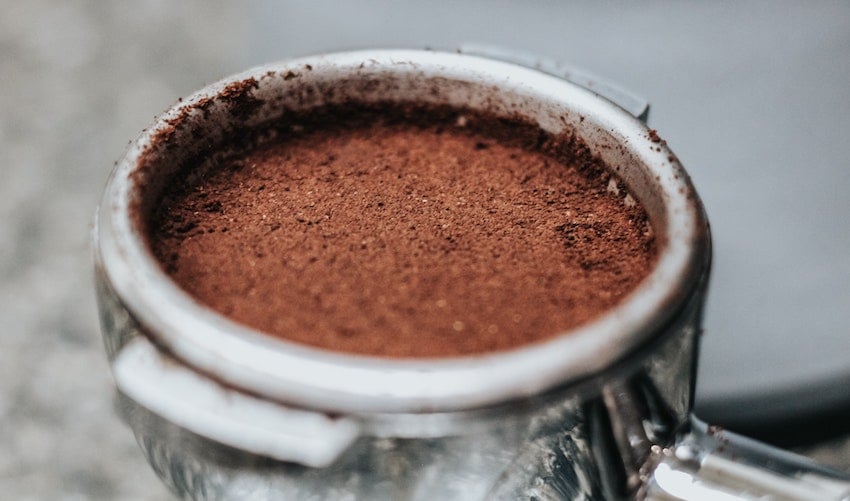 Static and Coffee Grounds
