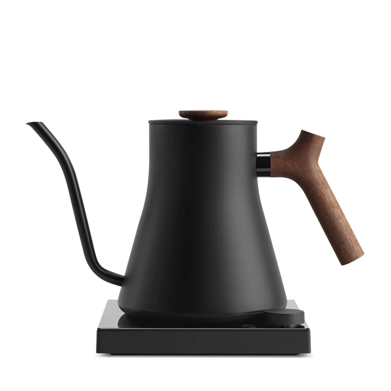 Fellow Stagg EKG Pro Studio Pour Over Kettle - Matte Black + Walnut - Open Box