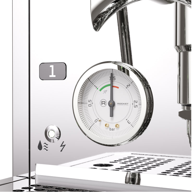 Rocket Espresso Mozzafiato FAST R Espresso Machine - Chrome - Open Box